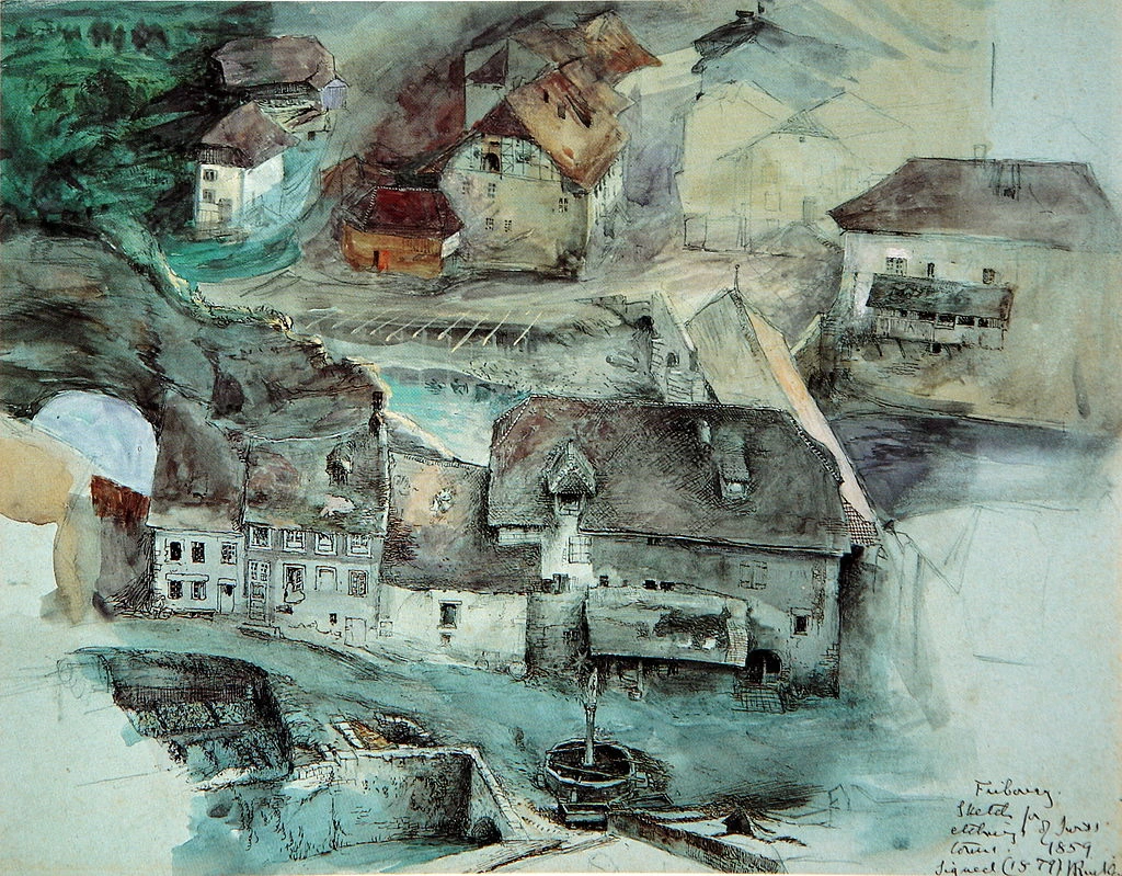 Friburgo, Svizzera, ~ 1854 - 1857